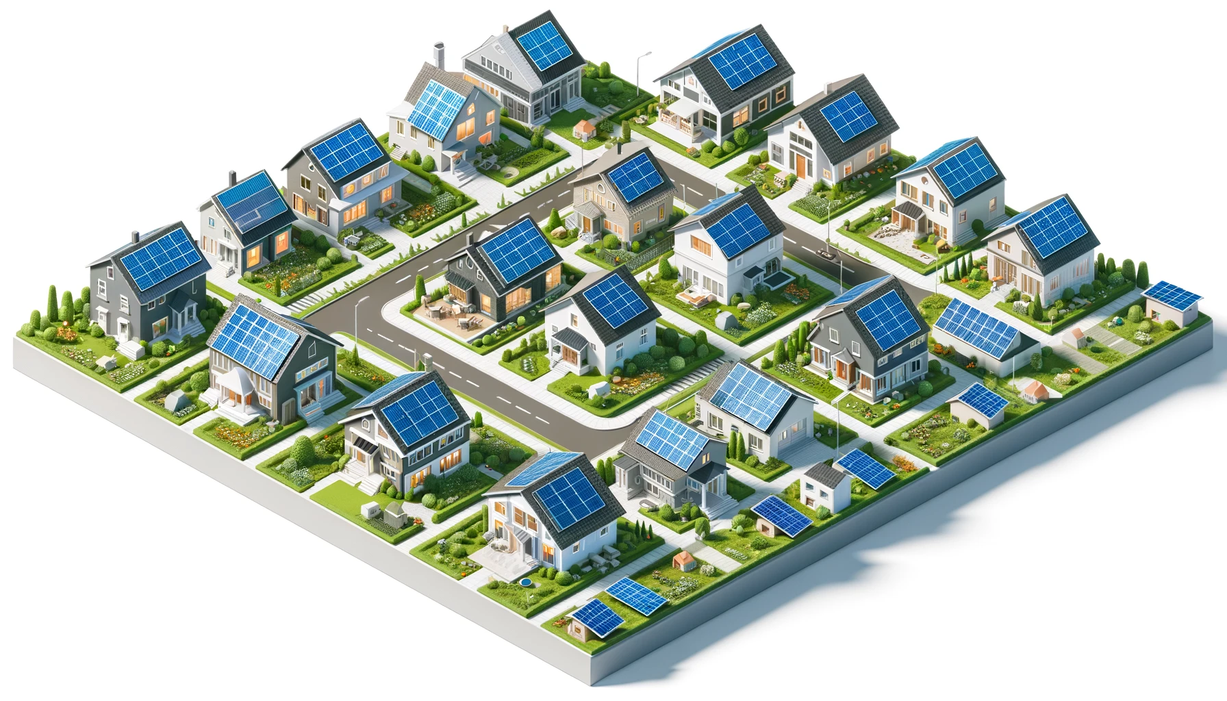 SolarSustain technician cleaning rooftop panels under clear skies.